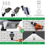 Mythco 77 LED Camera Solar Light Motion Sensor Wall Lamp IP65 - image 7