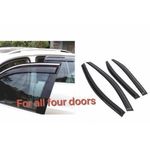 Generic Toyota corolla 2003-2010 Sun/rain Shade Visor-BLACK - image 3