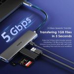 Oraimo Power-Trans USB-C Hub 4K HD Display 5Gbps 7-in-1 Multi-Functional Laptop Adapter Docking-Station - image 3
