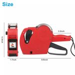 Generic 8-Digit Handheld Price Labeller Label Maker Price Tag Pricing Machine - image 2