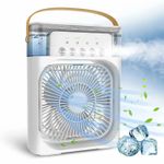 Generic Air Cooler Fan With Humidifier Water Spray + Night Light