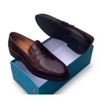 Fashion Brown leather Steve Riot penny - image 2