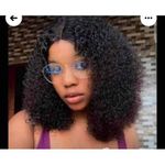 Waterwave Curly Wig With Part Closure-1b