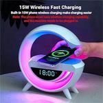 product_image_name-Generic-G600 Wireless Light Charging Table Speaker Color Changing Alarm Clock-6