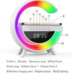 product_image_name-Generic-G600 Wireless Light Charging Table Speaker Color Changing Alarm Clock-8