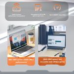 product_image_name-Generic-Transparent Wireless Bluetooth Mouse, 4 DPI 3Modes Rechargeable Mouse, USB 2.4G Bluetooth Computer Mice for Windows PC OS X Android (Pink)-4