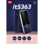 itel 5363 2000 Mah Battery 13 inch screen  Type-C Durable Metal Design Bright Torch - Black