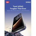 itel 5363 2000 Mah Battery 13 inch screen  Type-C Durable Metal Design Bright Torch - Black - image 4