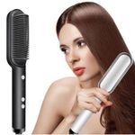 1-Piece Electric Hot Comb – Portable Straightening Tool for Home & Salon Use
