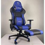 Furgle Gaming Ergonomic Chair With Footrest - Blue & Black