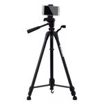Generic 3520 Super Portable Tripod Stand 1.35m Height With Phone Clamp Remote - image 2