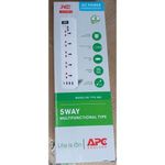 UNIQUE 5-way APC power extension socket with surge protection and USB charging ports