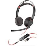 Plantronics Blackwire 5220 USB-A Headset With Boom Mic For Calls & Meetings