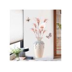 Flower vase decorative Wall Stickers 