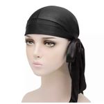 Premium Extra Long Slik Black Durag