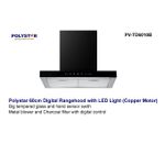 Polystar Digital Range Hood With Led Light - 60cm