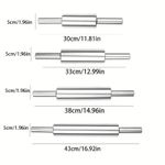 product_image_name-Generic-Thickened stainless steel rolling pin - easy to clean and rust-proof (38.3*5*5cm)-5