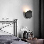 product_image_name-Light-LED OUTDOOR  INDOOR  LIGHTS Wall LIGHT- Wall Bracket BULB Living Room Glow LAMP HOTEL Decoration WATERPROOF LED BLACK -5