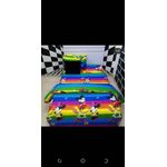 4by6 Cartoon Characters Bedsheet & Duvet With 2 Pillowcase