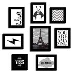 Art & Photography Inspirational Framed Wall Art - Set of 8