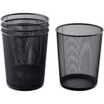 Generic 3PCS Steel Mesh Waste Basket/Dustbin