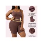product_image_name-Fashion-Women Seamless Full Bodysuit/Booty & Hip Lifter Shapewear for Plus Size Women - -2
