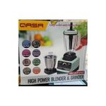 Qasa High Power Blender & Stainless Steel Grinder( 2 Cups)
