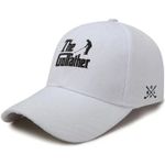 New Casual Design Face Cap: White 