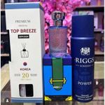 Avanti Velvet Edition 25ml And Riggs Body Spray With Top Breeze