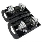 20kg Ajustable Chrome Dumbbell
