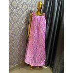  spagetti long gown pink