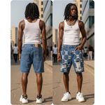 New Trending Gray Denim Short Jean for men