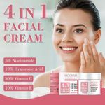 MOOYAM 4in1 facial cream with Hyluronic, niacinamide, vit C and E