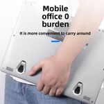 Generic Metal Foldable Adjustable Hidden Stand Holder Shield Type For Laptop - image 5