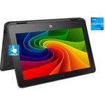 product_image_name-Hp-ProBook 11 X360- TOUCH- 128GB SSD/4GB RAM-Intel CELERON QUAD CORE WIN10 Pro +Mouse &USB Light-4