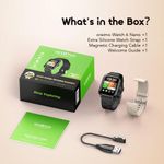 Oraimo Watch 6 Nano 1.52 TFT Full Touch Color Screen Smart Watch Titanium - image 8