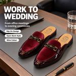 FOLLETEL Men's Slip-On Half Shoe - image 2