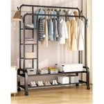 Double Pole Heavy Duty Metal Clothes Hanger