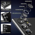 Genres Samsung Galaxy S24 Ultra Tempered Camera Lens Protector Glass - image 3