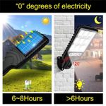 product_image_name-TodyJeyHo-Solar Street Lights Outdoor, Solar Lights Outdoor Wide Angle Solar Flood Lights Motion Sensor Dusk to Dawn Remote Control Waterproof IP66, Parking Lot Lights Commercial for Yard-3