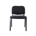 Generic black upholstered visitor chair