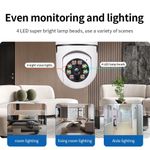 Generic A6 2MP HD Light Bulb WiFi Camera - White - image 2