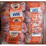Generic 16 Pieces Mixed Colour Baby wool Crochett Yarn