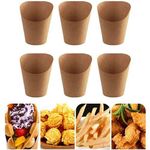 Generic 50 Pcs Disposable French Fries/Waffle/Ice Cream Paper Cup - image 3