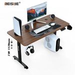 Generic New Modern Adjustable Electric Desk Walnut Top(120* 60*74) - image 2