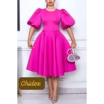 Classic ladies office gown