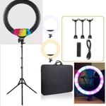 product_image_name-Generic-RGB 18 Inches Selfie Ring Light With Stand 45CM- Colours-3