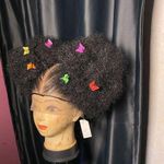 Afro Puff Butterfly Style