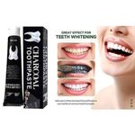 Charcoal Toothpaste 3D Whiteníng Natural Herbal Vegan Toothpaste
