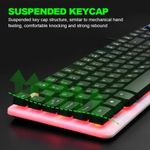 Generic Game keyboard and mouse set with wired mechanical sense and illuminated keyboard and mouse combination - image 2